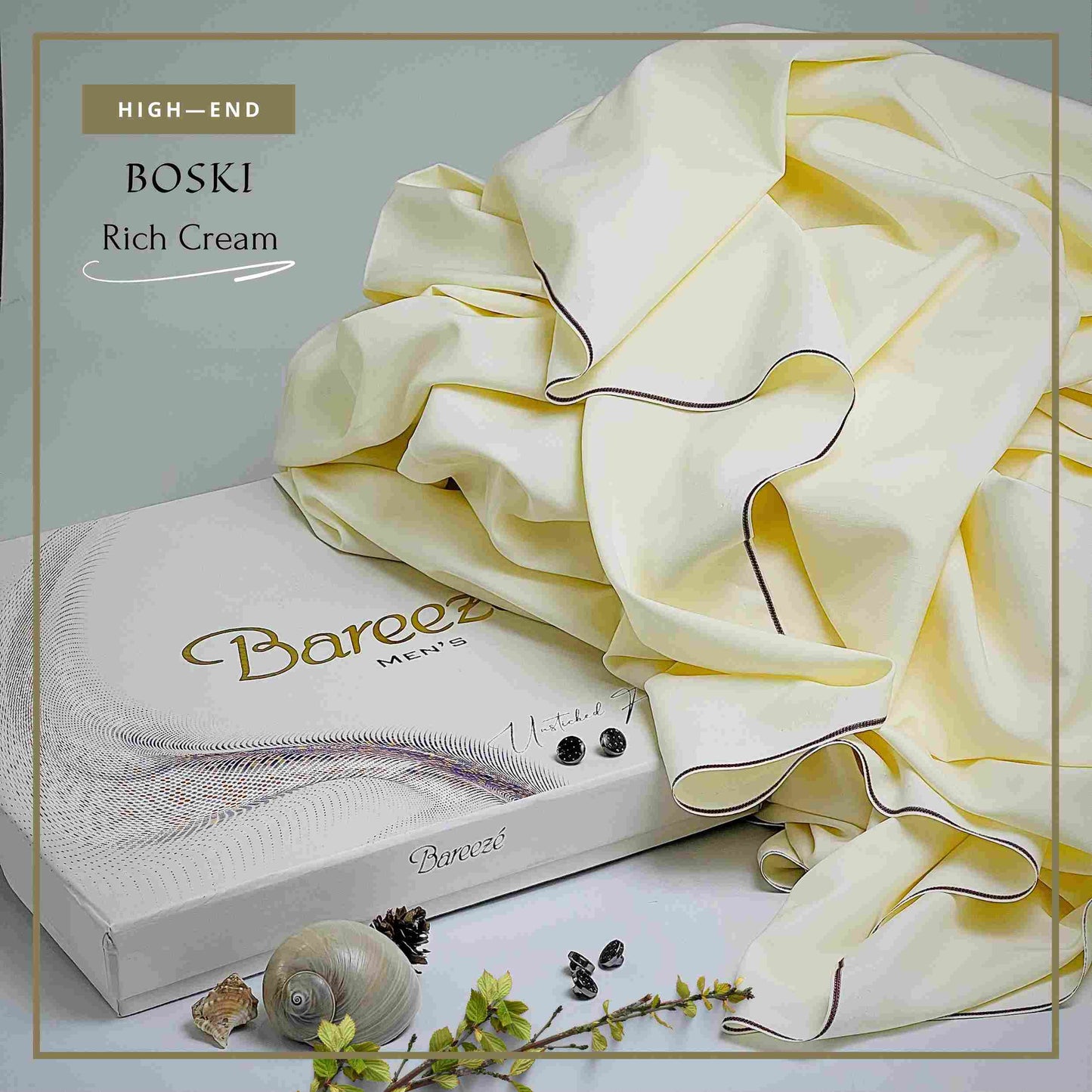 Bareeze Men PREMIUM BOSKI (Cream)