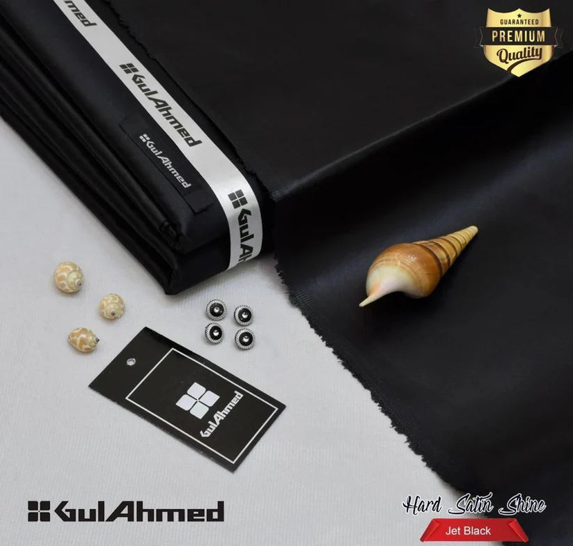 Gul Chamak Cotton-Jet black