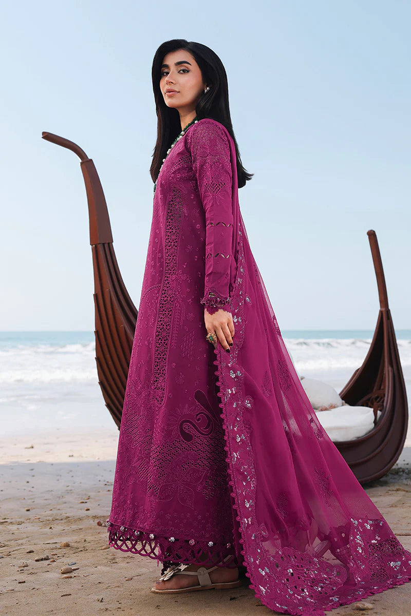 3-PC EMBROIDERED LAWN UNSTICHED DRESS