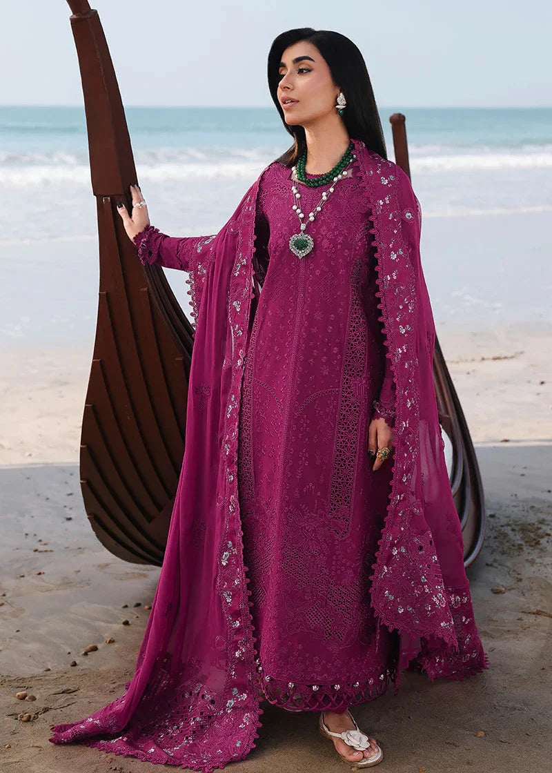 3-PC EMBROIDERED LAWN UNSTICHED DRESS