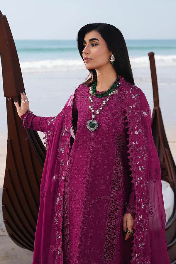 3-PC EMBROIDERED LAWN UNSTICHED DRESS