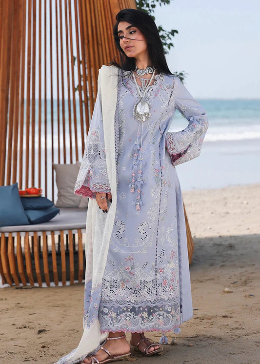 3-PC EMBROIDERED LAWN UNSTICHED DRESS