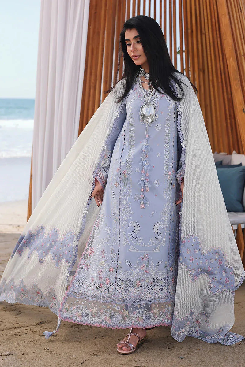 3-PC EMBROIDERED LAWN UNSTICHED DRESS