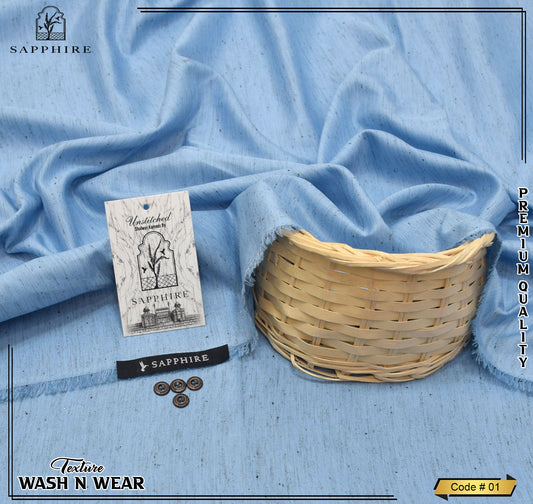 Sapphire Texture Wash&Wear (SkyBlue)