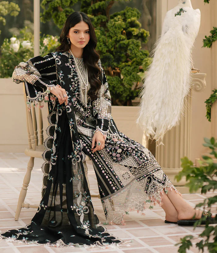 3-PC EMBROIDERED LAWN UNSTICHED DRESS