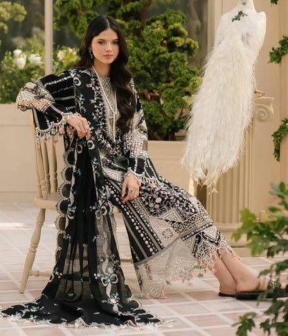 3-PC EMBROIDERED LAWN UNSTICHED DRESS