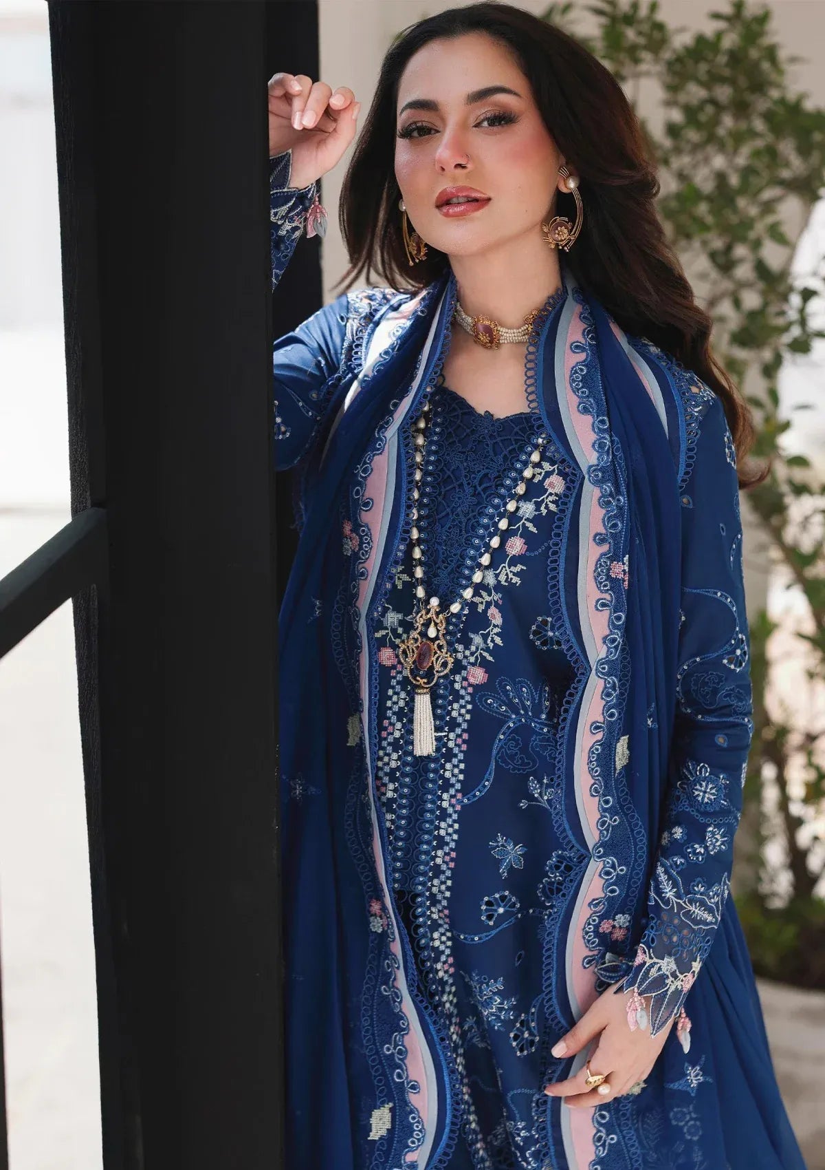 3-PC EMBROIDERED LAWN UNSTICHED DRESS