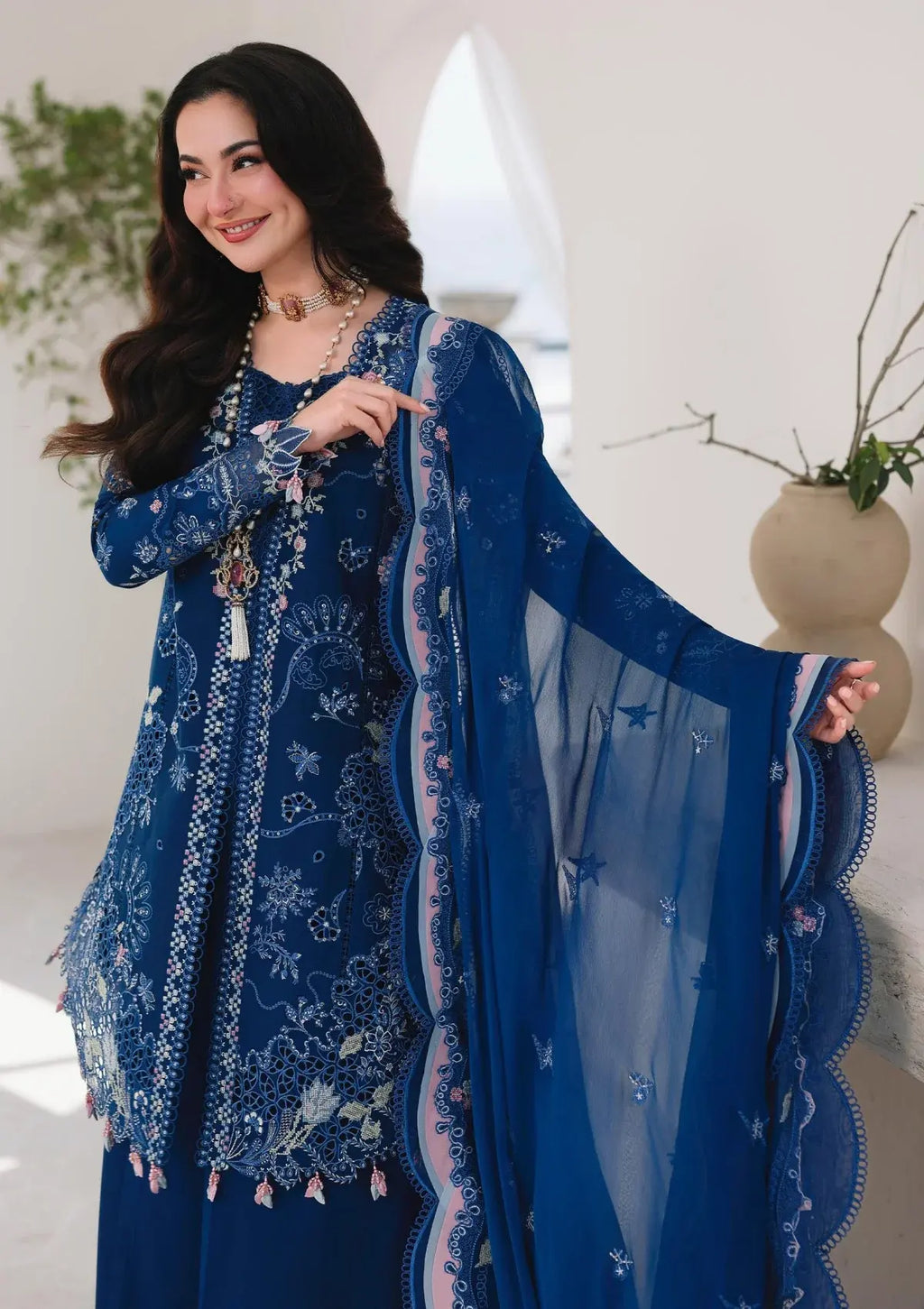 3-PC EMBROIDERED LAWN UNSTICHED DRESS