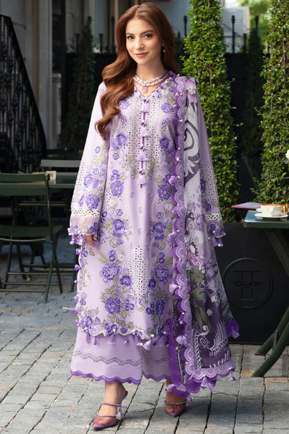 3-PC EMBROIDERED LAWN UNSTICHED DRESS