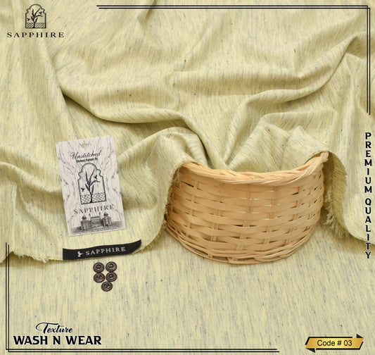 Sapphire Texture Wash&Wear (Almond)