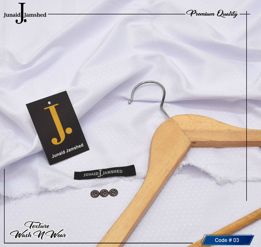 J. Self Texture Wash&Wear (White)