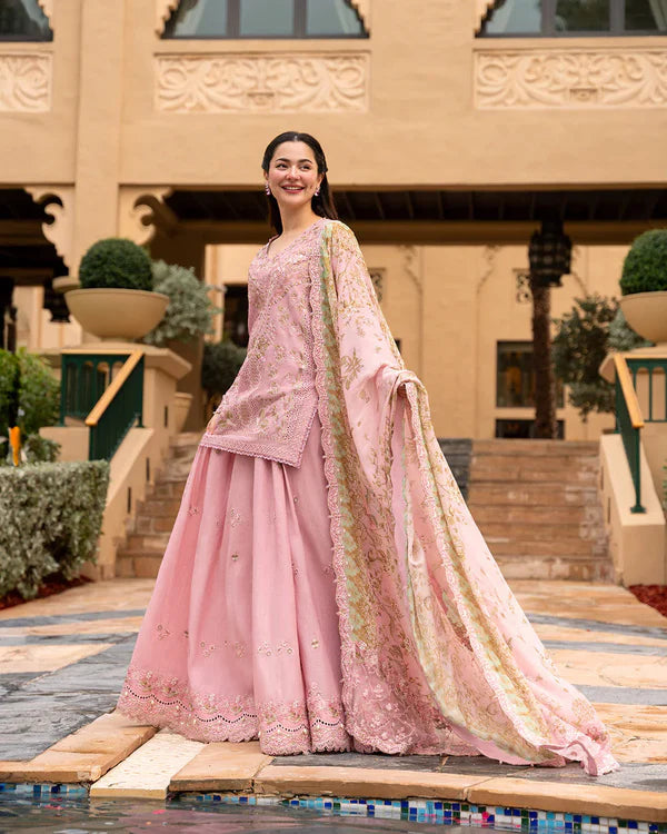 3-PC EMBROIDERED LAWN UNSTICHED DRESS