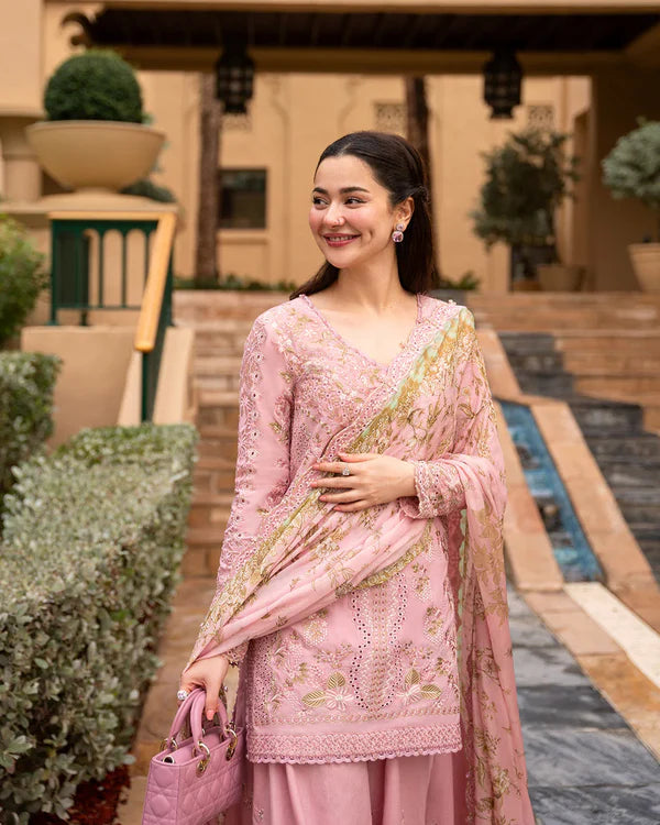 3-PC EMBROIDERED LAWN UNSTICHED DRESS