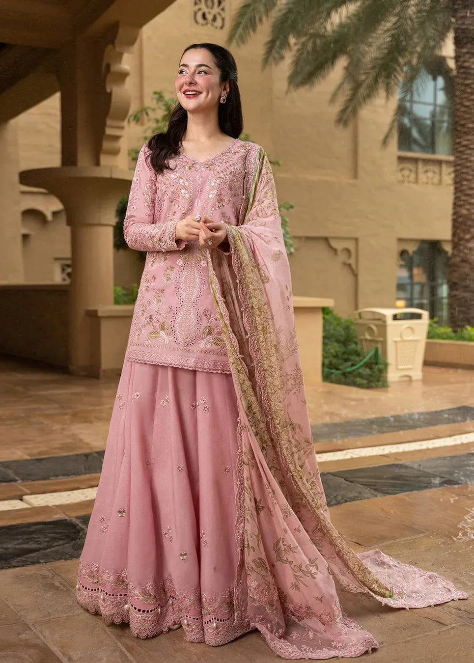 3-PC EMBROIDERED LAWN UNSTICHED DRESS