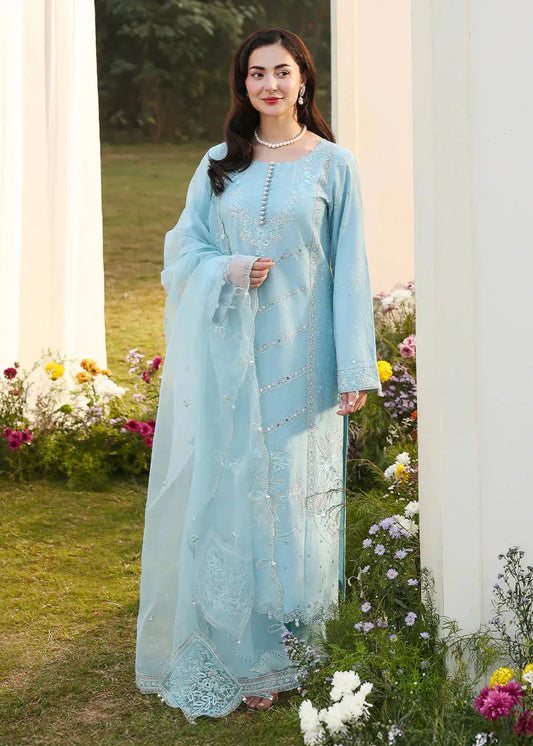 3-PC EMBROIDERED LAWN UNSTICHED DRESS