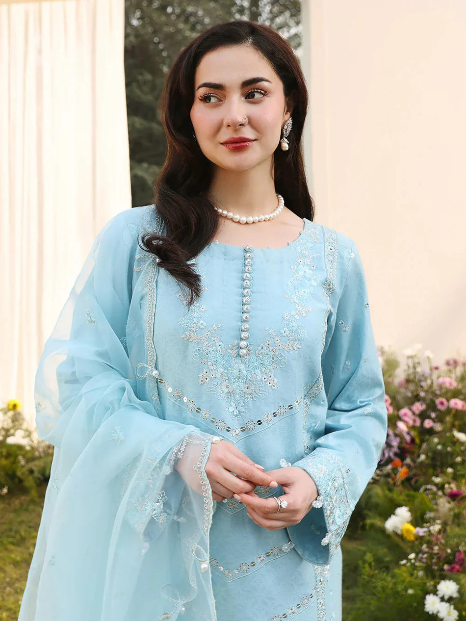 3-PC EMBROIDERED LAWN UNSTICHED DRESS