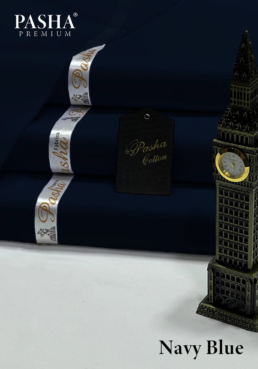 Pasha Premium  Soft Egyptian Cotton (Navy Blue)