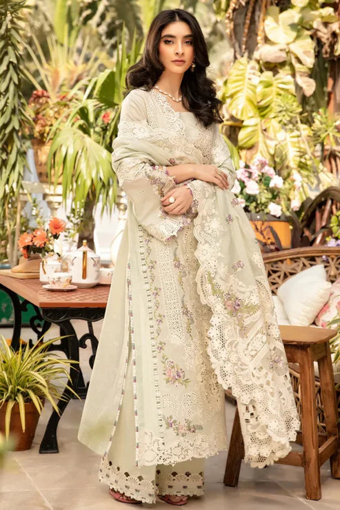 3-PC EMBROIDERED LAWN UNSTICHED DRESS
