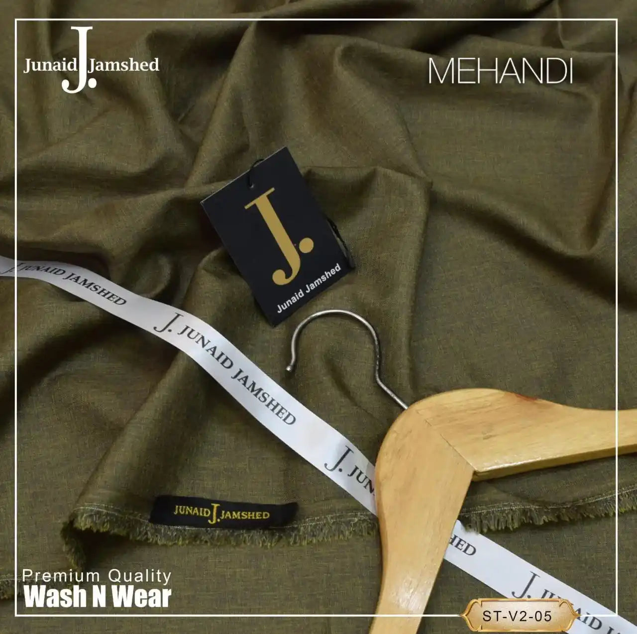 Premium Quality Men's Wash N Wear (MEHNDI )