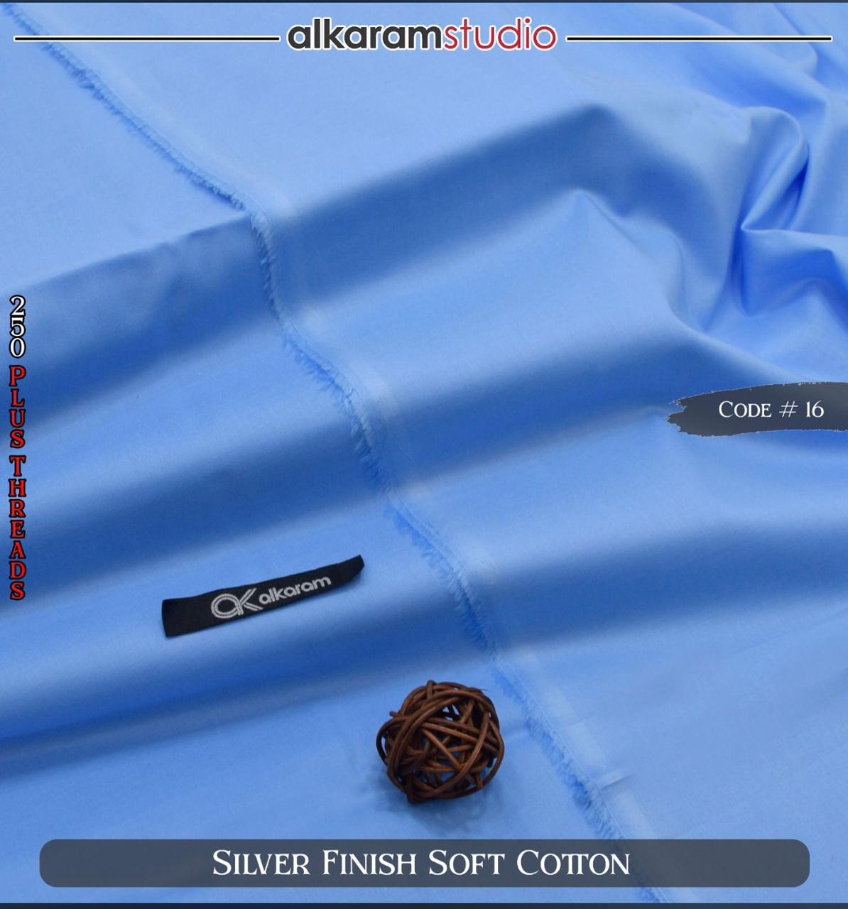 Al Karam cotton - Skyblue