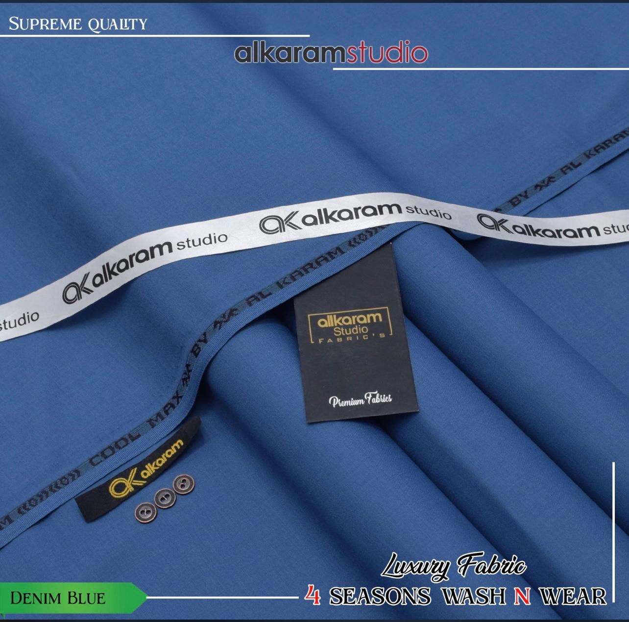 Al Karam Blended - Denim Blue