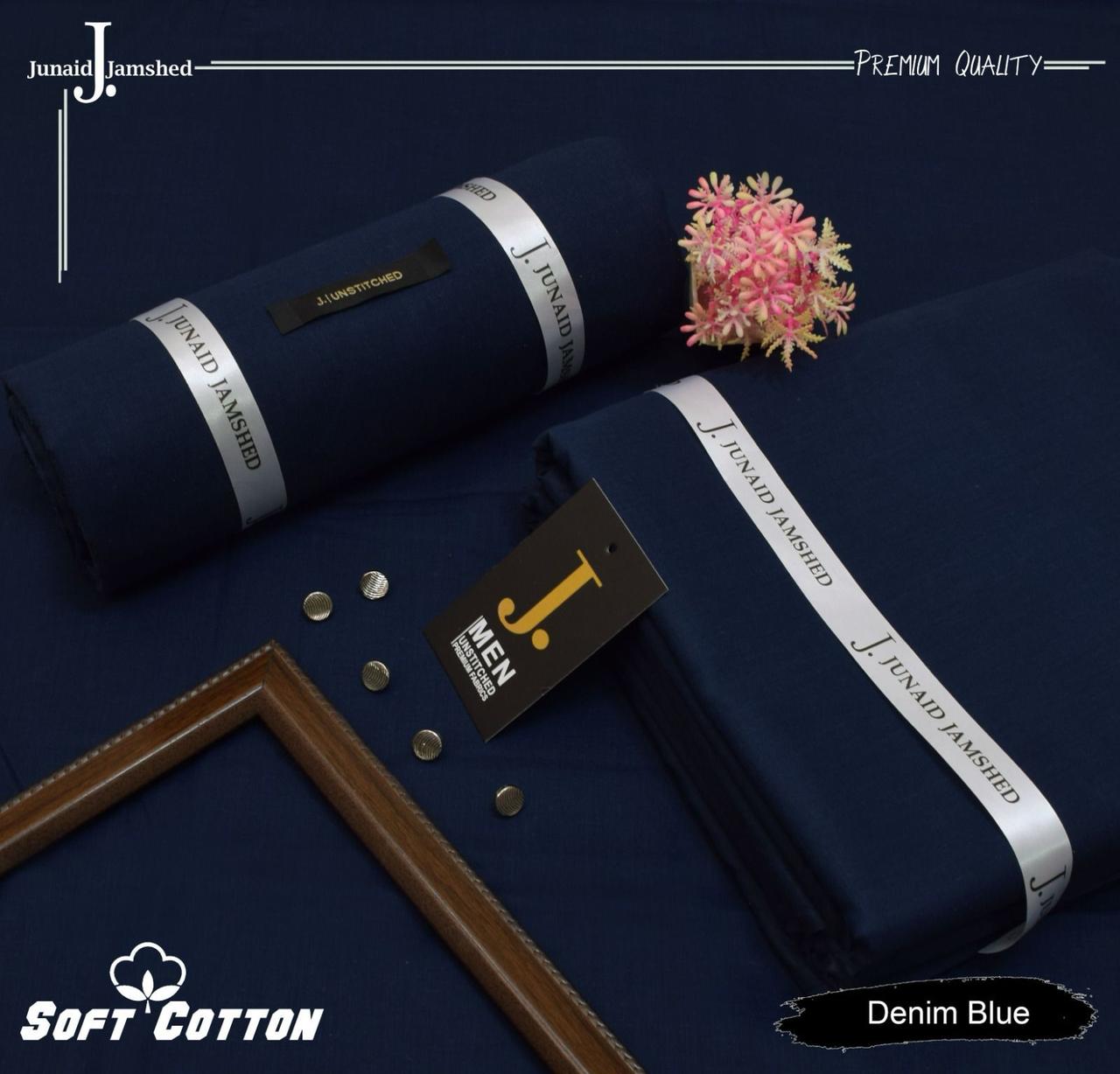 J. Soft Cotton - Denim Blue