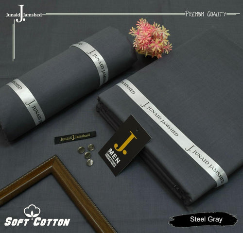J. Soft Cotton - Steel Grey