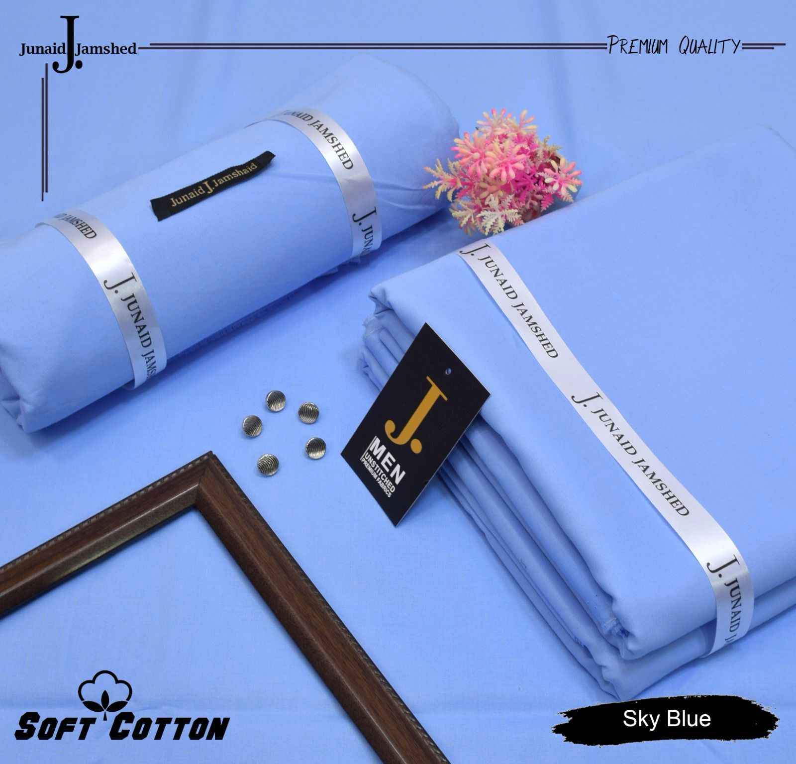 J. Soft Cotton -sky blue