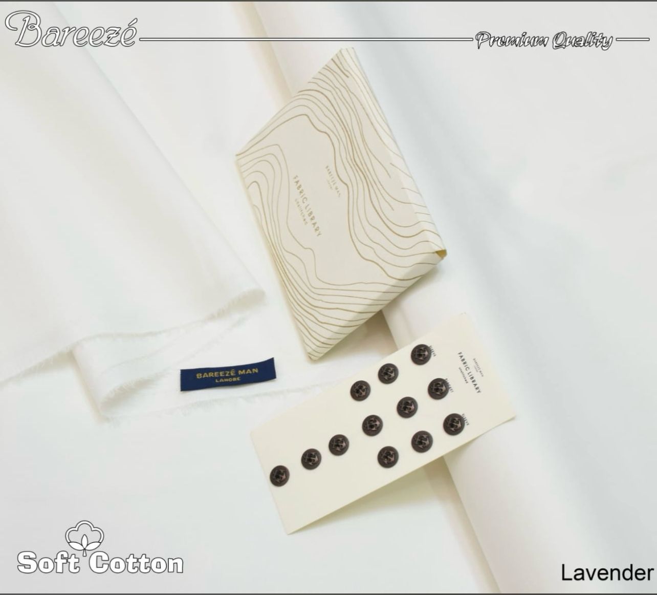 Bareeze men's Soft Cotton (Off-White)