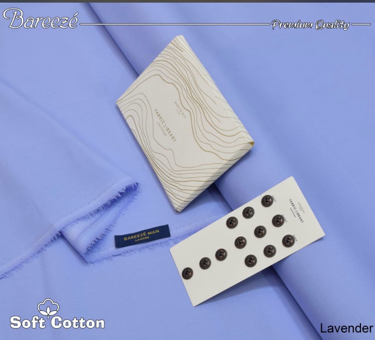 Bareeze men's Soft Cotton (Lavender)