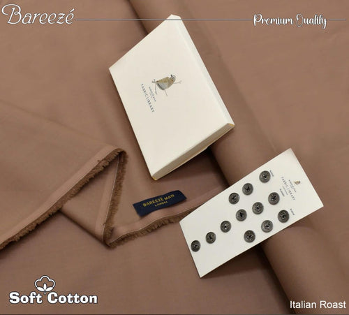 Bareeze men's Soft Cotton (Rust Brown)