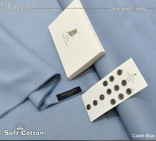Bareeze men's Soft Cotton (Cadet Blue)