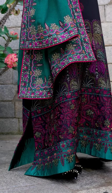 3-PC EMBROIDERED LAWN UNSTICHED DRESS