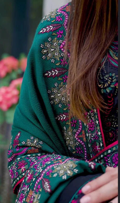 3-PC EMBROIDERED LAWN UNSTICHED DRESS