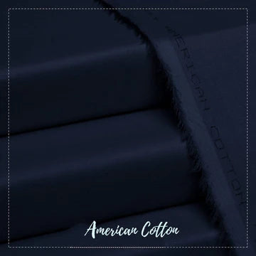 American Cotton Navy - Unstitched Men's Wear
