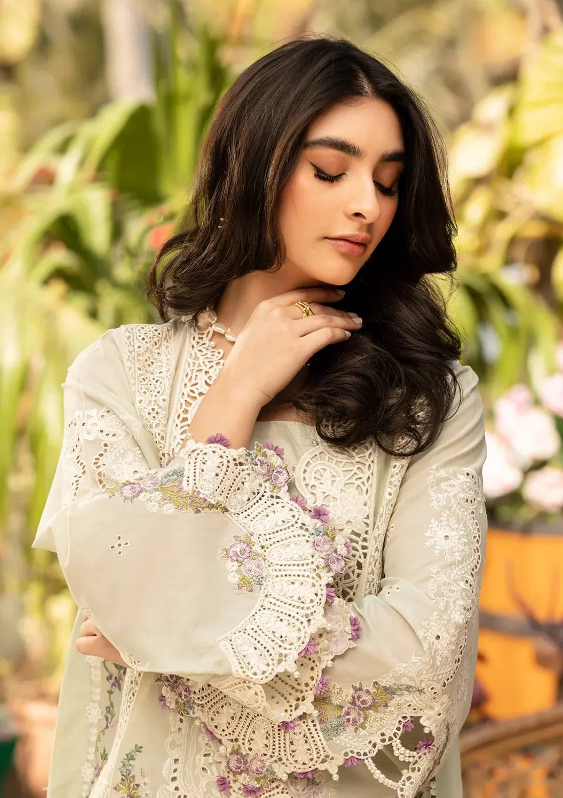 3-PC EMBROIDERED LAWN UNSTICHED DRESS